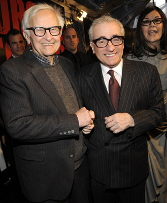 Martin Scorsese and Albert Maysles at event of Shine a Light (2008)