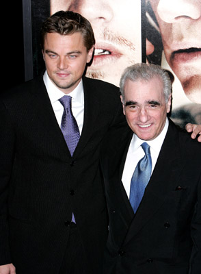 Leonardo DiCaprio and Martin Scorsese at event of Infiltruoti (2006)