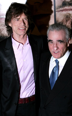 Martin Scorsese and Mick Jagger at event of Infiltruoti (2006)