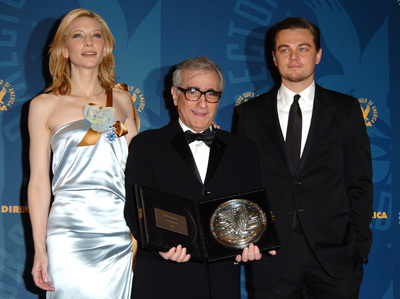 Leonardo DiCaprio, Martin Scorsese and Cate Blanchett