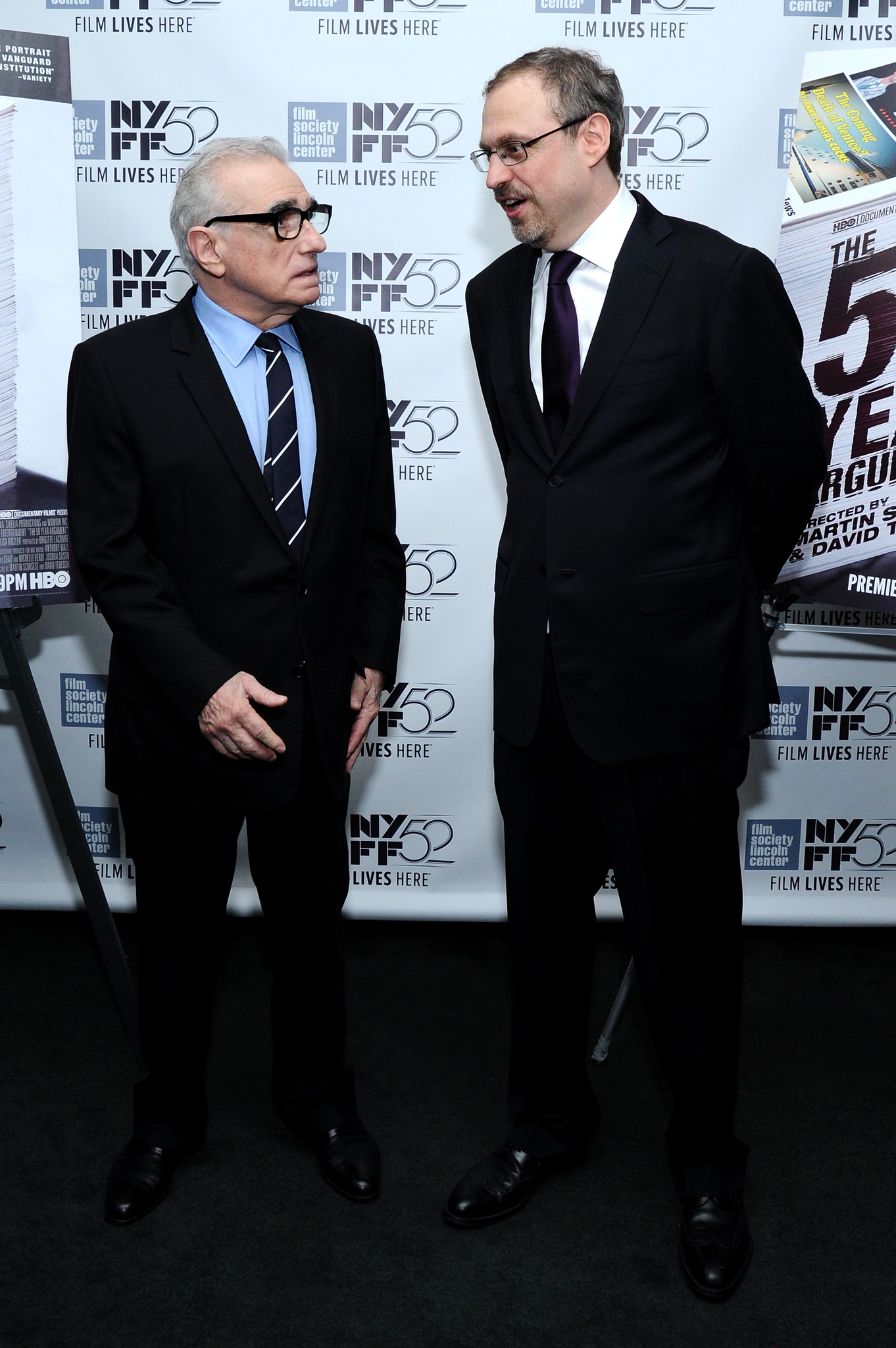 Martin Scorsese and David Tedeschi at event of The 50 Year Argument (2014)