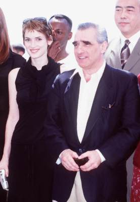 Winona Ryder and Martin Scorsese