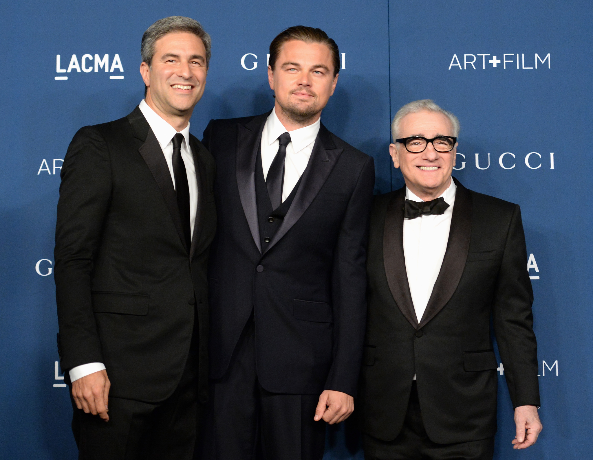Leonardo DiCaprio, Martin Scorsese and Michael Govan