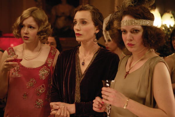 Still of Kristin Scott Thomas and Kimberley Nixon in Easy Virtue (2008)