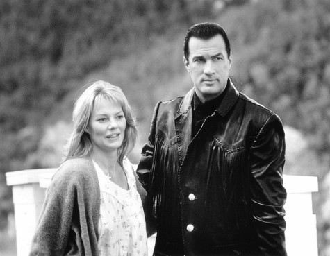 Still of Steven Seagal and Marg Helgenberger in Fire Down Below (1997)