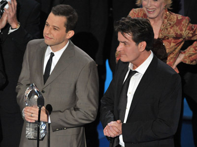 Charlie Sheen and Jon Cryer