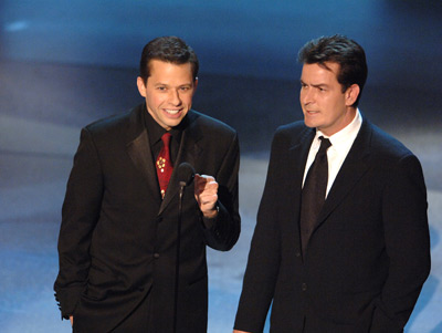 Charlie Sheen and Jon Cryer