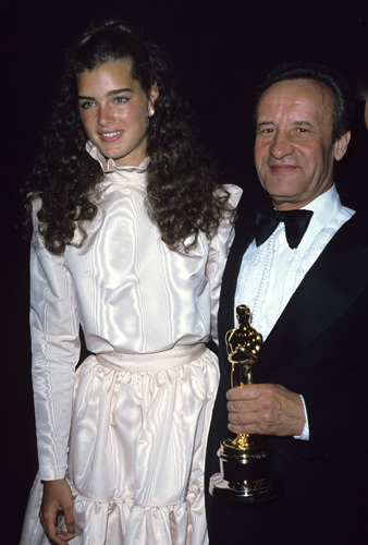 Brooke Shields and Franco Zeffirelli circa 1980s