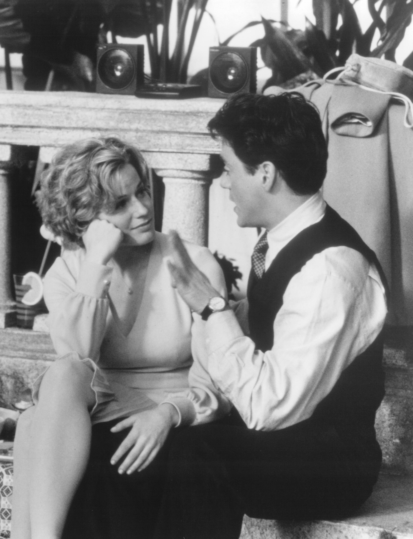 Still of Elisabeth Shue and Robert Downey Jr. in Heart and Souls (1993)