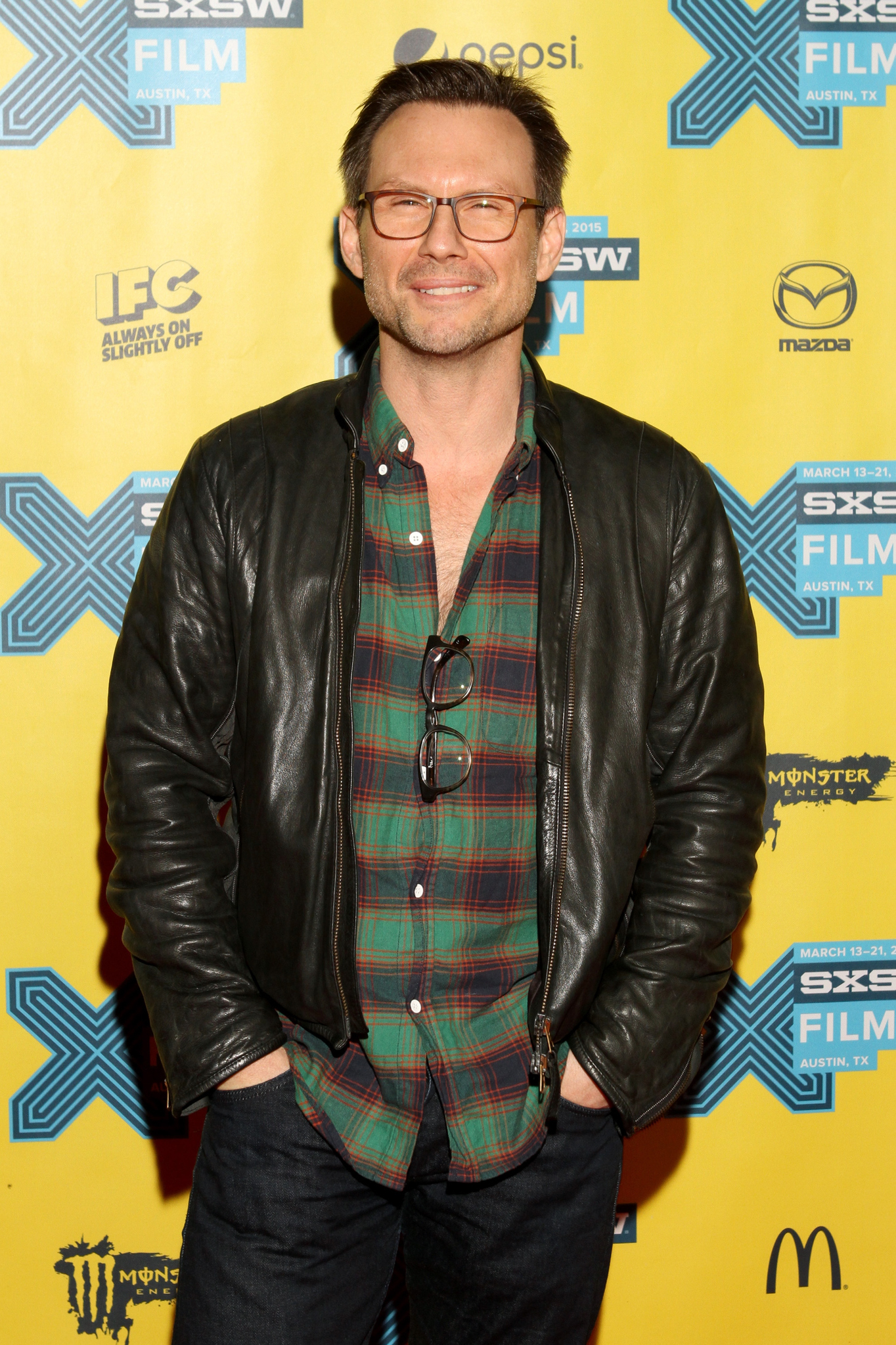 Christian Slater at event of Mr. Robot (2015)