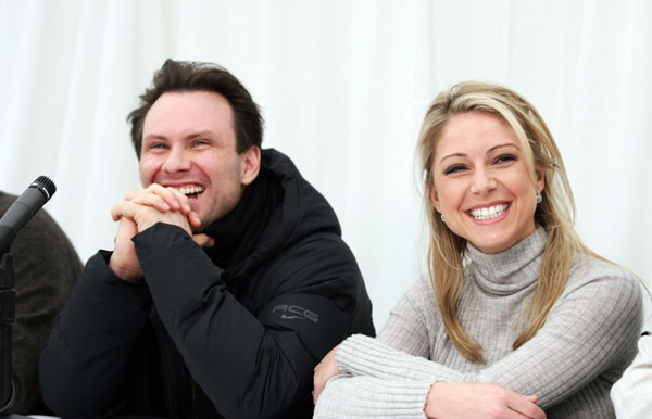 Christian Slater and Lisa Pepper at event of Slipstream (2007)