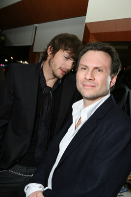 Christian Slater and Ashton Kutcher