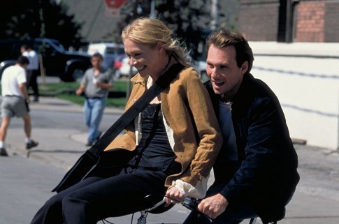 Still of Christian Slater and Portia de Rossi in Who Is Cletis Tout? (2001)