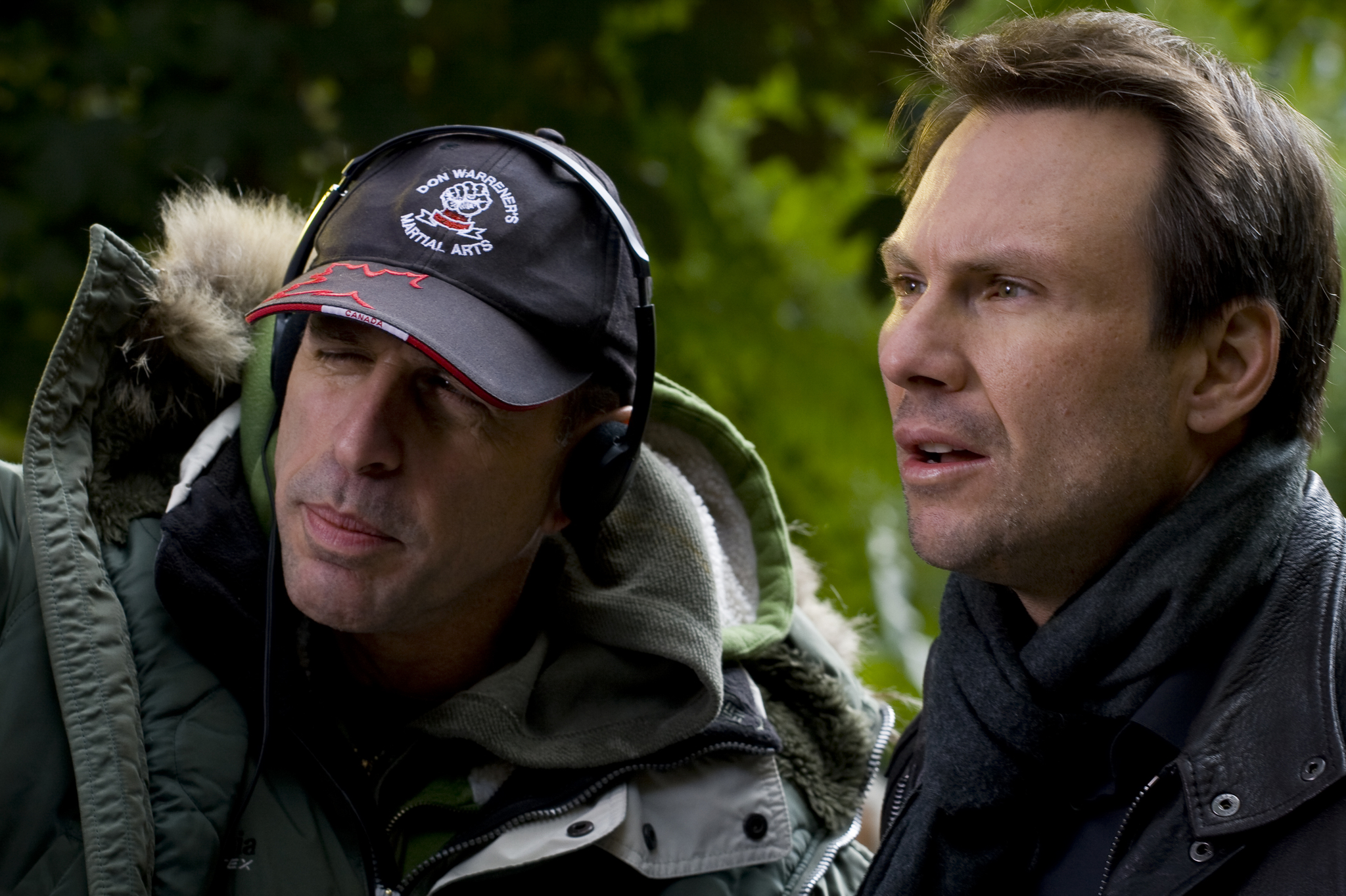Christian Slater and Isaac Florentine in Sofia (2012)