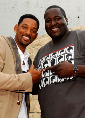 Will Smith and Quinton Aaron at event of The Karate Kid (2010)