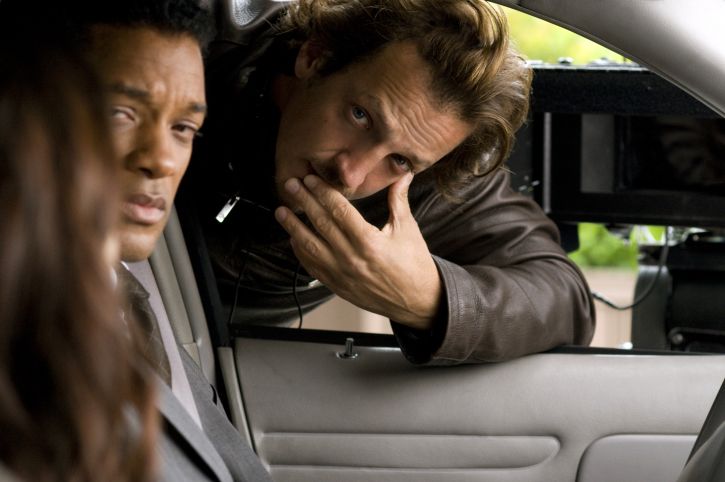Still of Will Smith and Gabriele Muccino in Septynios sielos (2008)