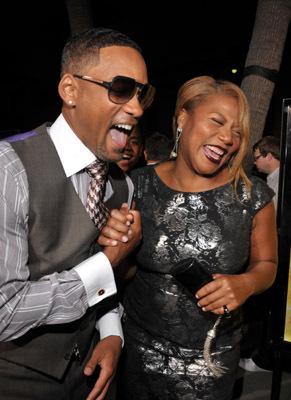Will Smith and Queen Latifah at event of The Secret Life of Bees (2008)