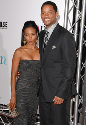 Will Smith and Jada Pinkett Smith at event of The Women (2008)