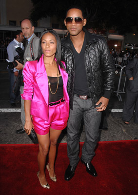 Will Smith and Jada Pinkett Smith at event of Karalyste (2007)