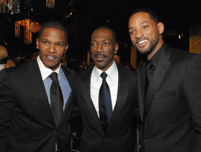 Will Smith, Eddie Murphy and Jamie Foxx at event of 13th Annual Screen Actors Guild Awards (2007)