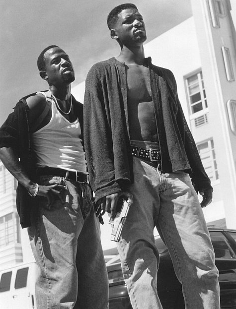 Still of Will Smith and Martin Lawrence in Pasele vyrukai (1995)