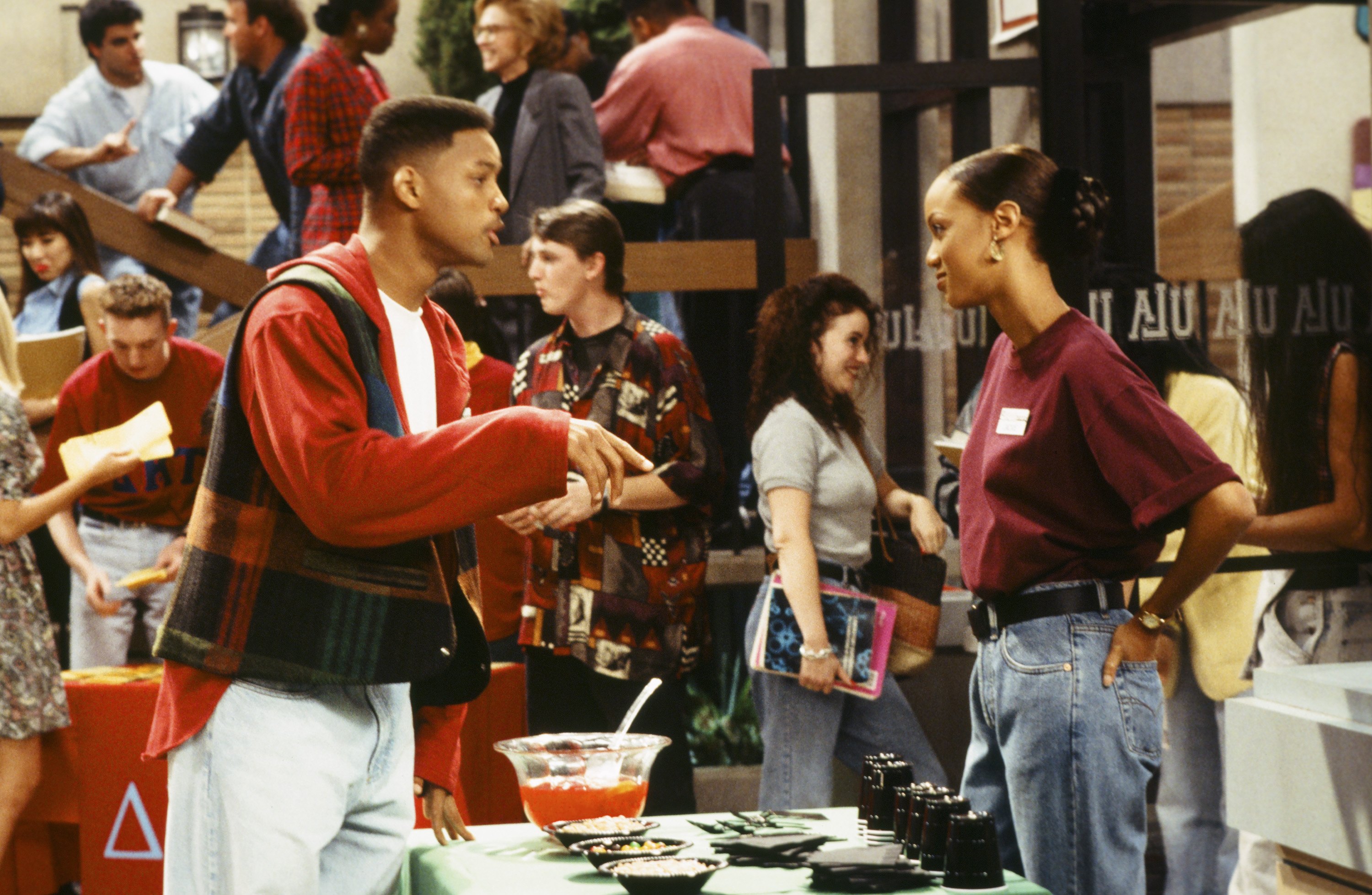 Still of Will Smith and Tyra Banks in The Fresh Prince of Bel-Air (1990)