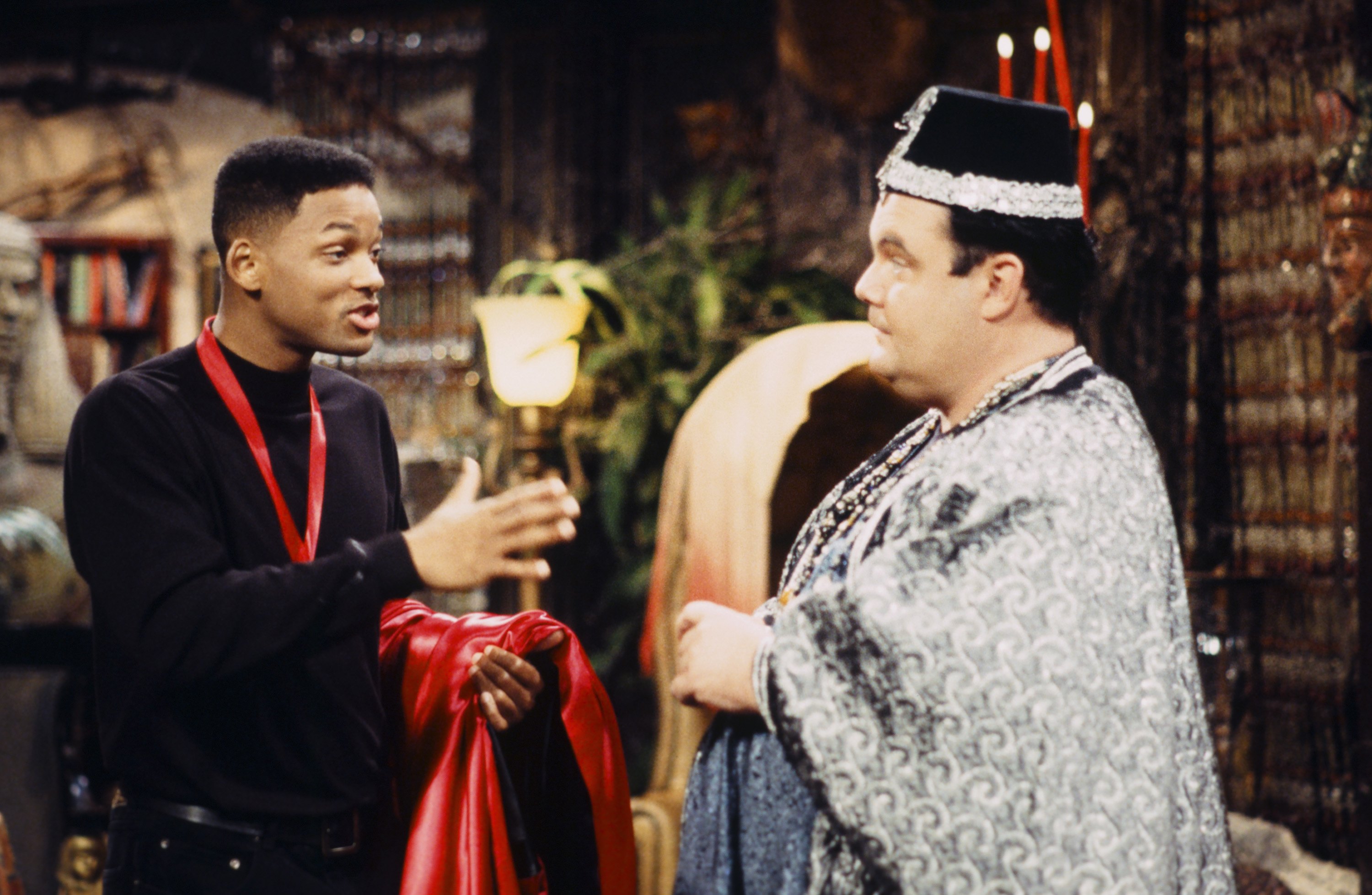 Still of Will Smith and Glenn Shadix in The Fresh Prince of Bel-Air (1990)