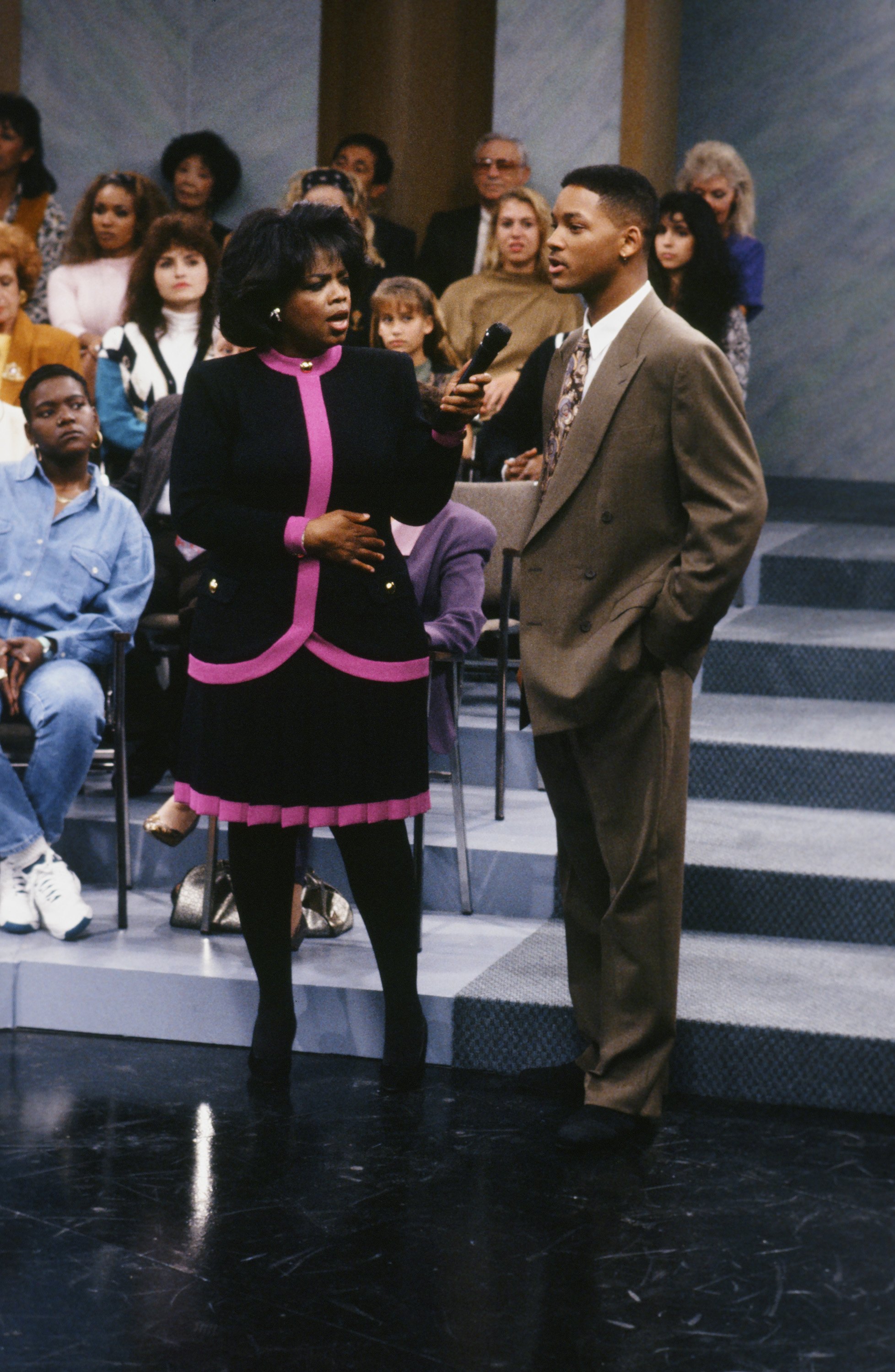 Still of Will Smith and Oprah Winfrey in The Fresh Prince of Bel-Air (1990)