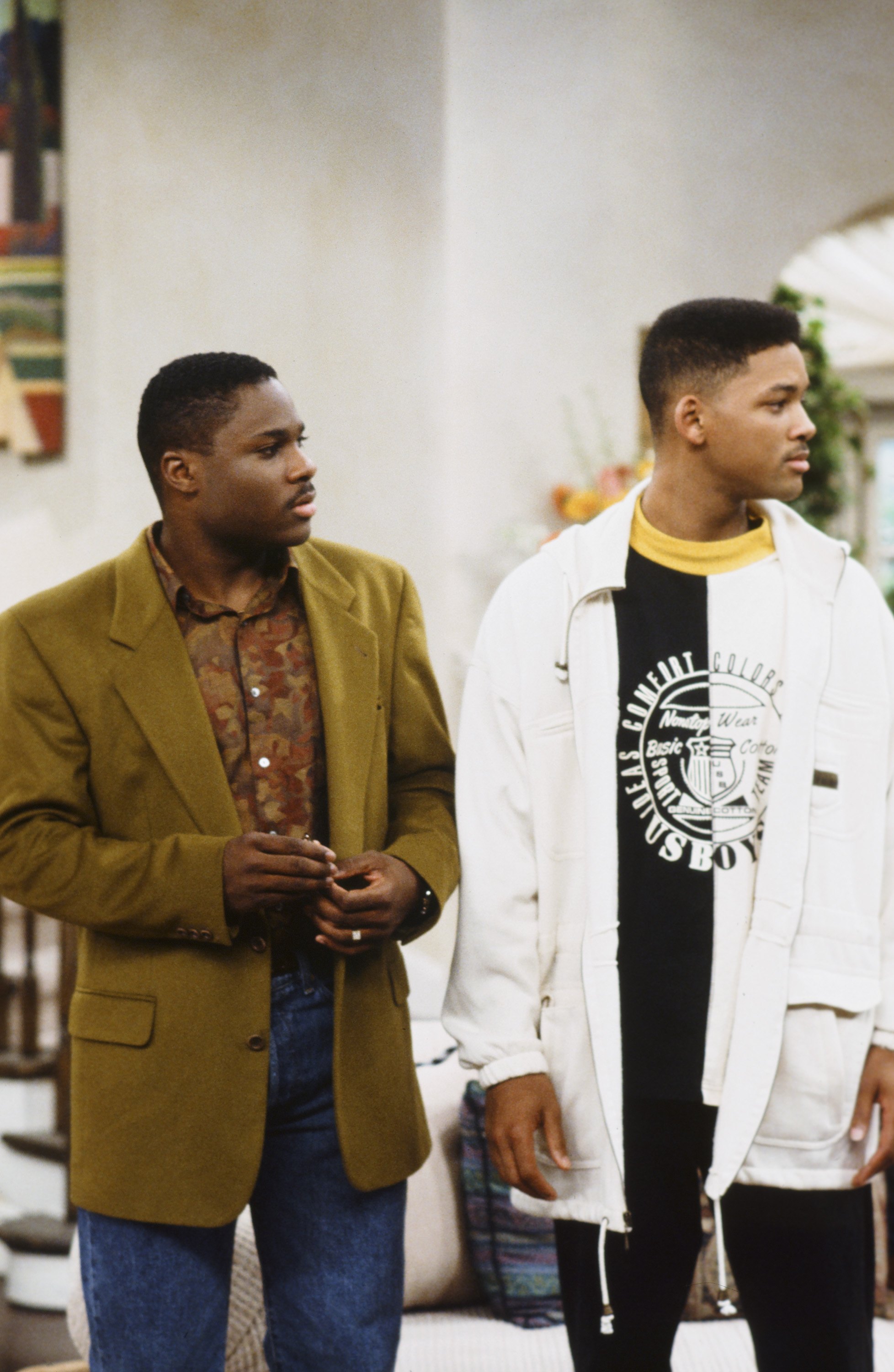 Still of Will Smith and Malcolm-Jamal Warner in The Fresh Prince of Bel-Air (1990)