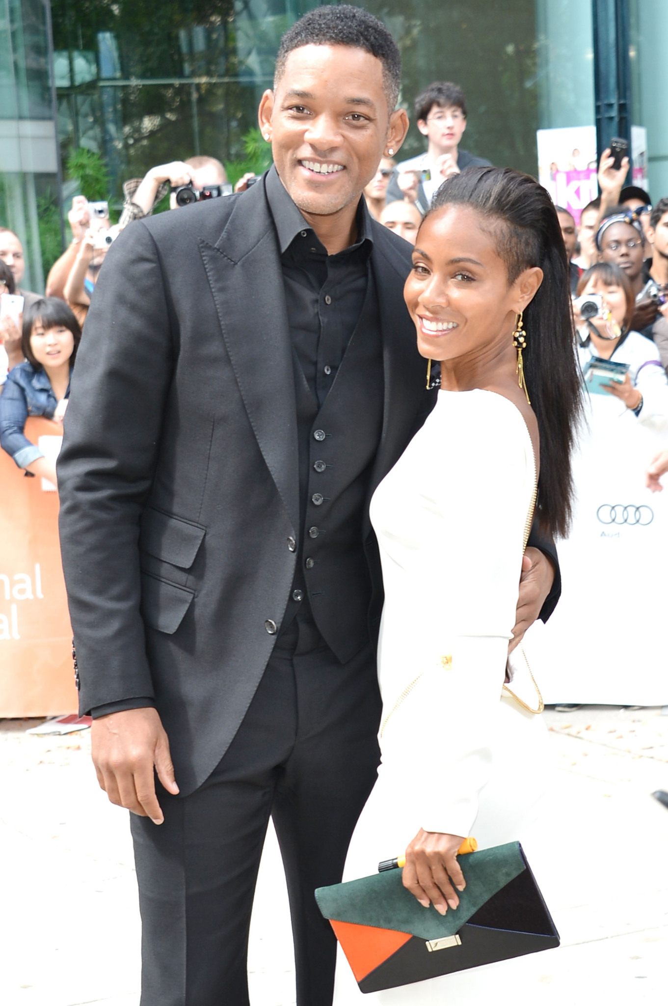 Will Smith and Jada Pinkett Smith at event of Free Angela and All Political Prisoners (2012)