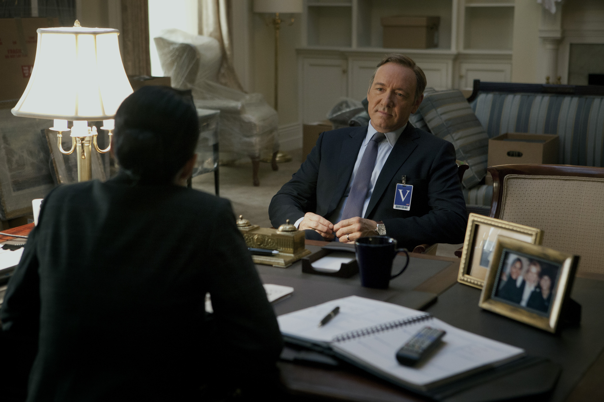 Still of Kevin Spacey in Kortu Namelis (2013)