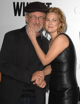Drew Barrymore and Steven Spielberg at event of Whip It (2009)