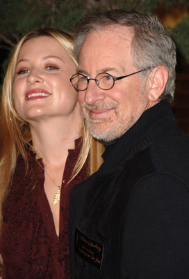 Steven Spielberg and Jessica Capshaw