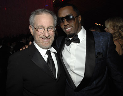 Steven Spielberg and Sean Combs