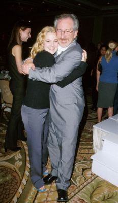 Drew Barrymore and Steven Spielberg