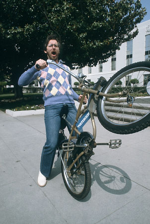 Steven Spielberg on the MGM lot.