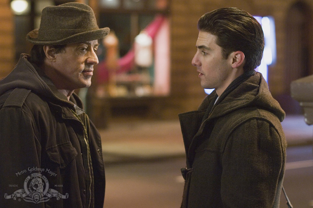 Still of Sylvester Stallone and Milo Ventimiglia in Rocky Balboa (2006)