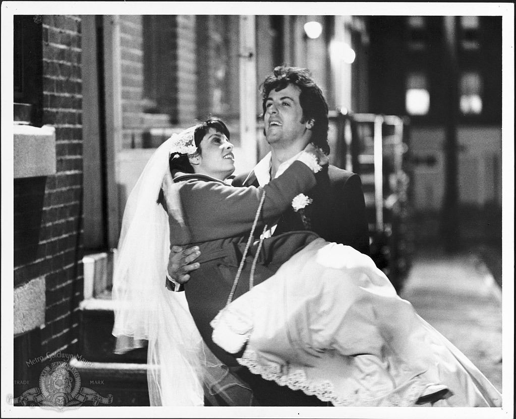 Still of Sylvester Stallone and Talia Shire in Rocky II (1979)