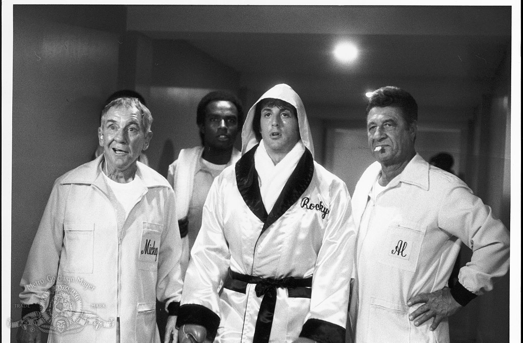 Still of Sylvester Stallone and Burgess Meredith in Rocky II (1979)