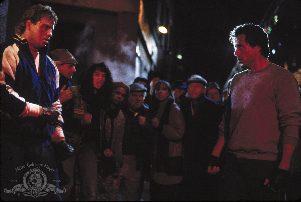 Still of Sylvester Stallone and Tommy Morrison in Rocky V (1990)