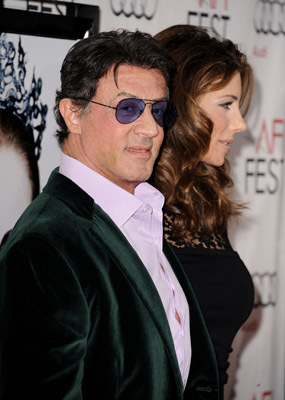 Sylvester Stallone and Jennifer Flavin at event of Juodoji gulbe (2010)