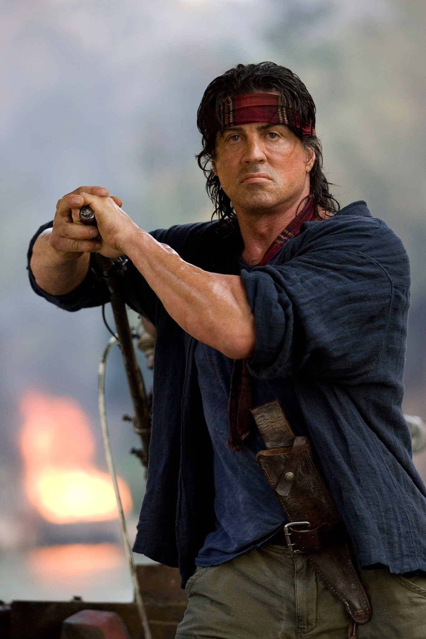 Still of Sylvester Stallone in Rambo (2008)