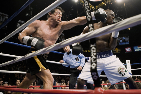 Still of Sylvester Stallone and Antonio Tarver in Rocky Balboa (2006)