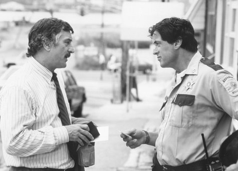 Still of Robert De Niro and Sylvester Stallone in Cop Land (1997)