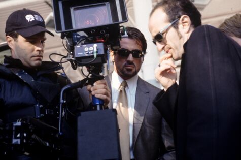 Stallone with director Stephen T. Kay