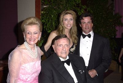 Sylvester Stallone, Marvin Davis and Jennifer Flavin