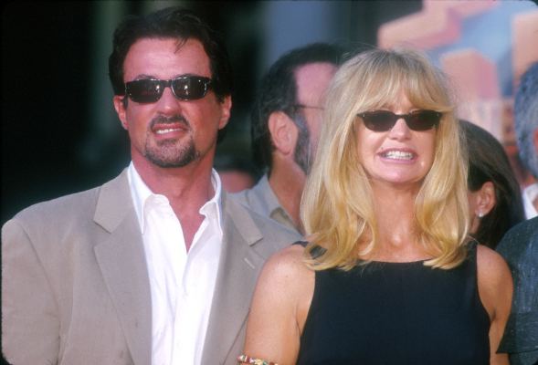 Sylvester Stallone and Goldie Hawn