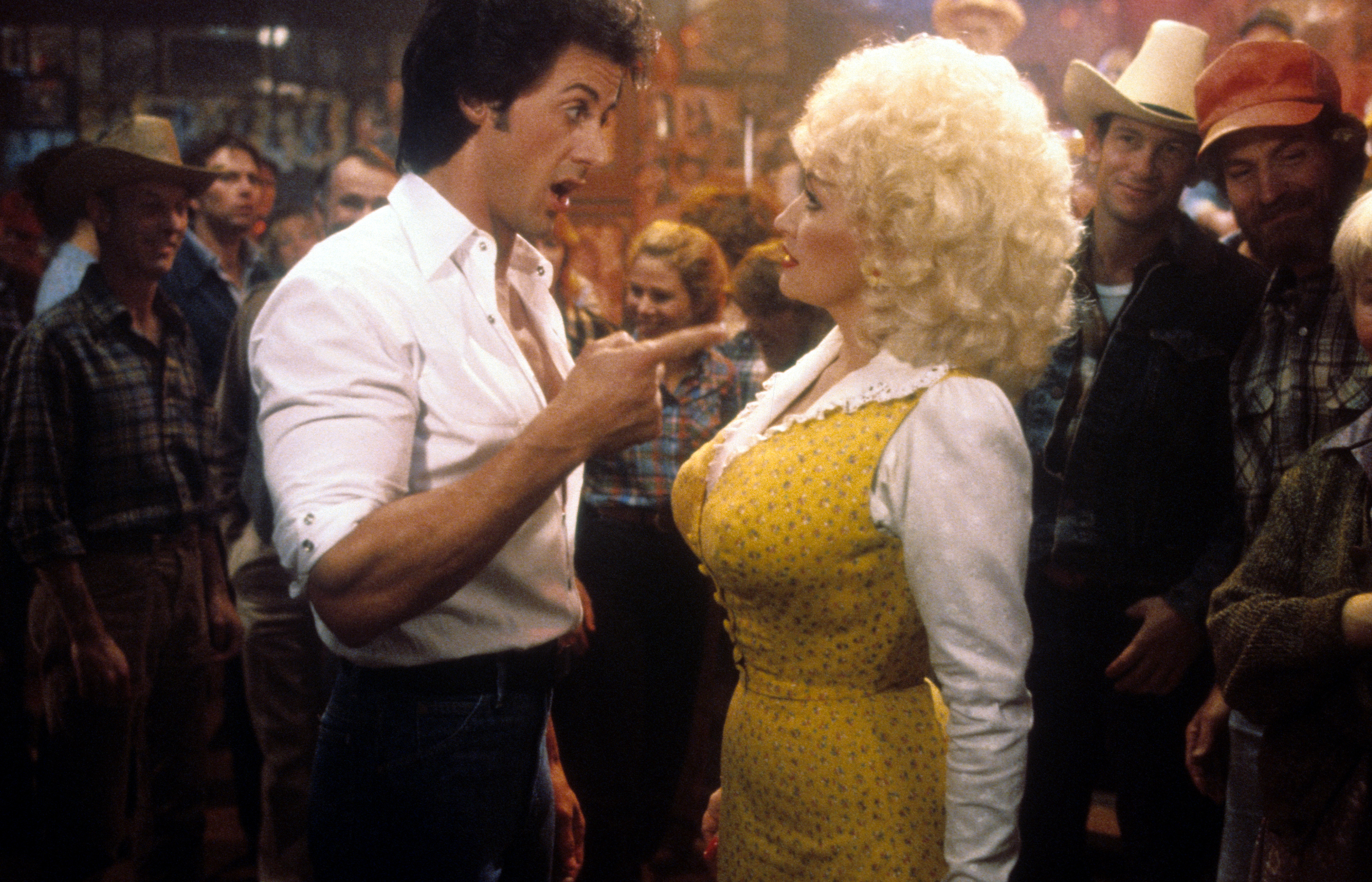 Still of Sylvester Stallone and Dolly Parton in Rhinestone (1984)