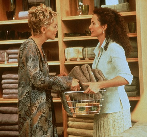 Still of Sharon Stone and Andie MacDowell in The Muse (1999)