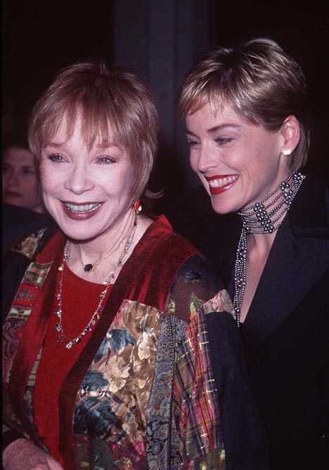 Sharon Stone and Shirley MacLaine at event of The Evening Star (1996)